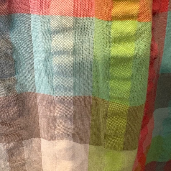 Jessica Ann Red and Green Sleeveless A-Line Sundress - Picture 5 of 5